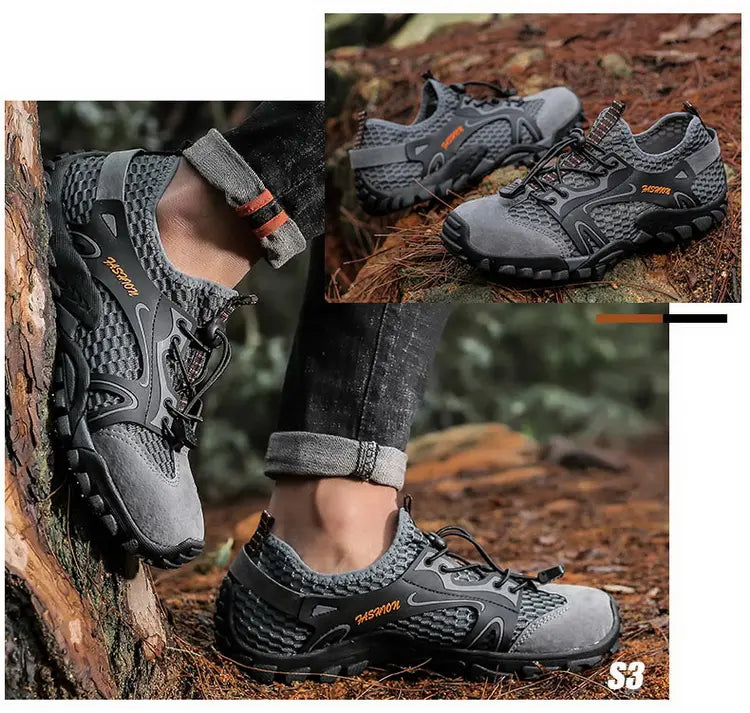 Outdoor Anti-slip Wear-resistant Hiking Shoes Jogging Sneakers