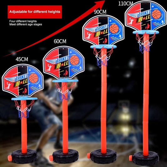 Children Basketball Playing Set Outdoor Adjustable Stand Mini Indoor