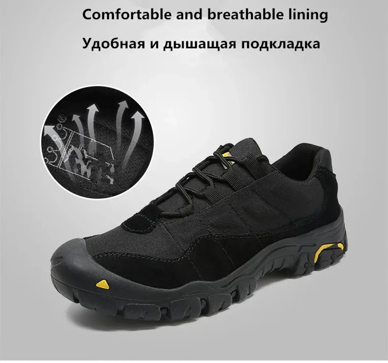 2024 New Suede Hiking Breathable Sports Casual Watertight