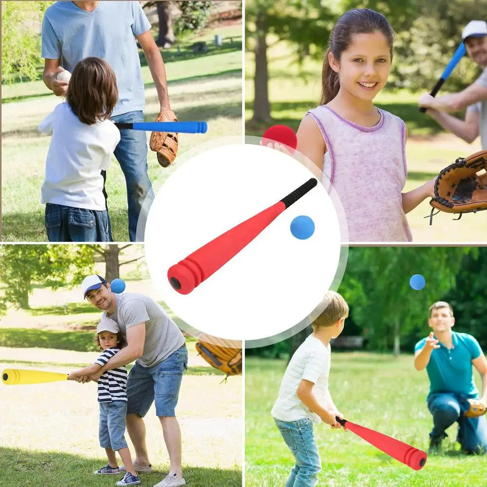 Foam Baseball Bat Toddler Soft Baseball Set