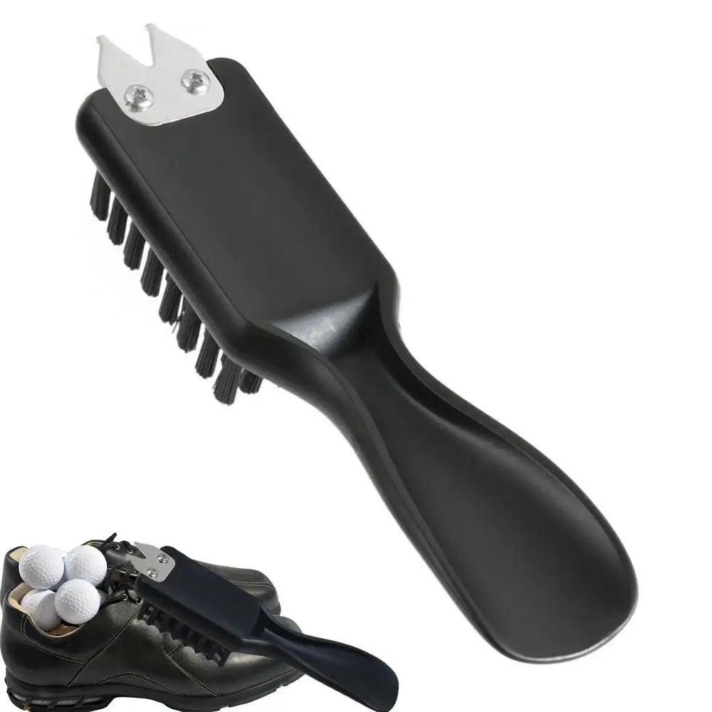 2 IN 1 Golf Shoes Cleaning Brush With Spiked Wrench