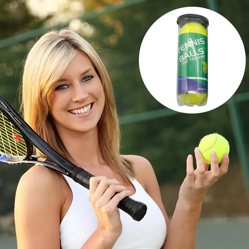 Practice Tennis Balls 3 PCS Soft Training Ball Pressurized