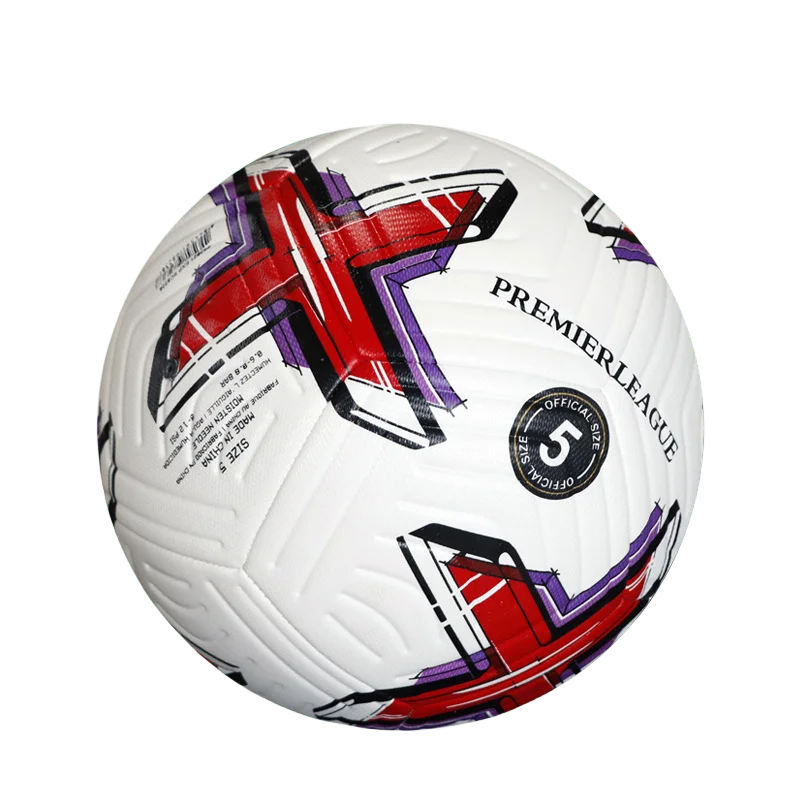 Soccer Ball Official Size 5 Durable Soft PU Leather Seamless