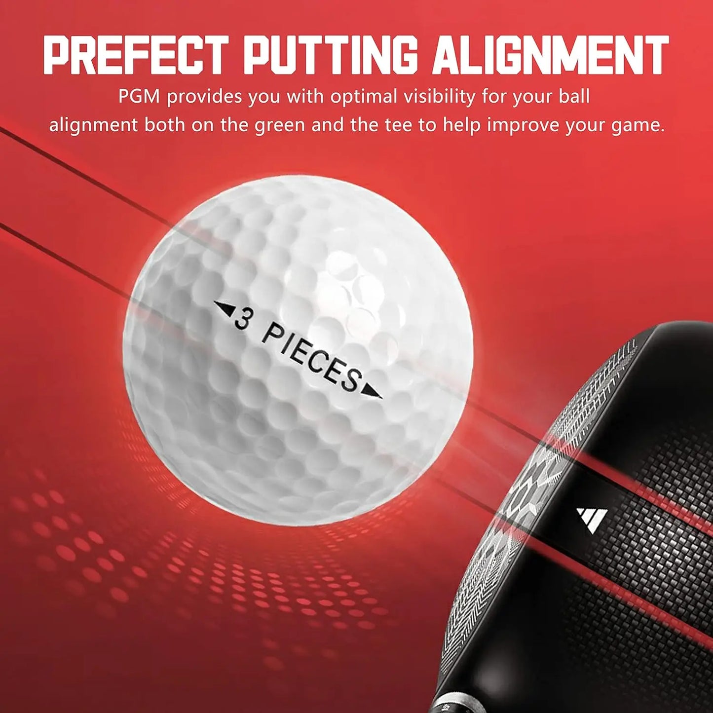 Three-Layer Premium Golf Balls Practice Performance