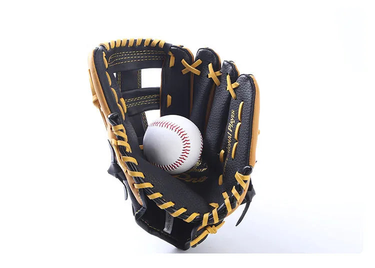 Professional Baseball Gloves 11.5/12.5inch Youths Adults Leather