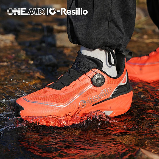 ONEMIX Outdoor Running Sneakers Men Elastic Trail Shoes