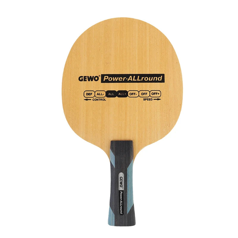 POWER ALLROUND Table Tennis Blade Racket 5 Control Spin Balanced Ping Pong Paddle