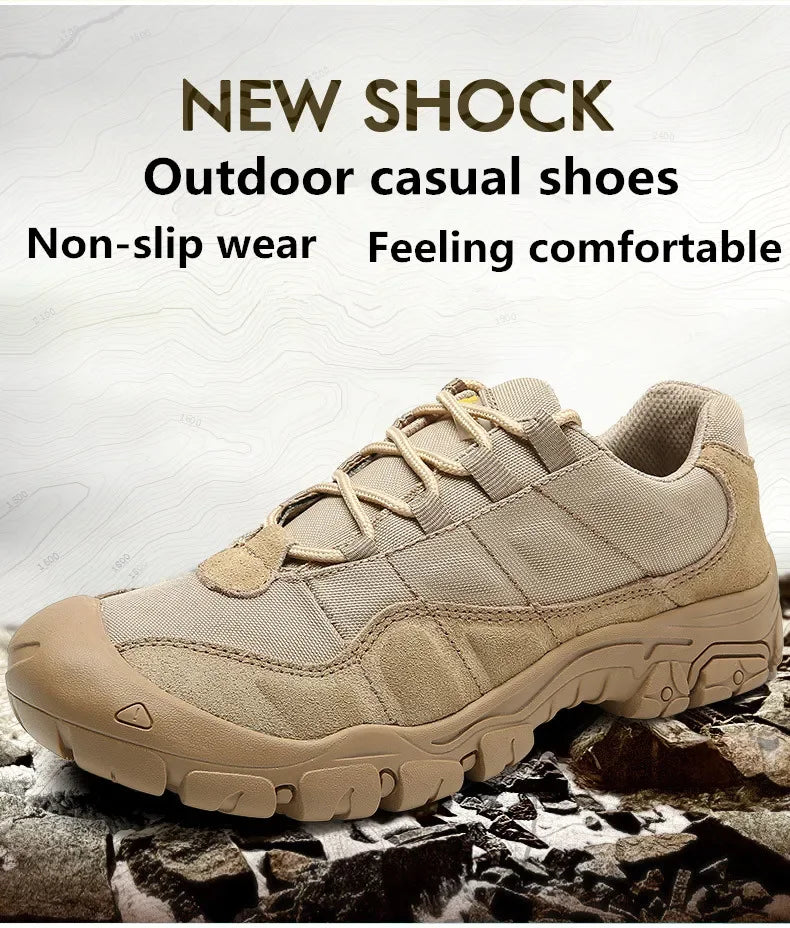 2024 New Suede Hiking Breathable Sports Casual Watertight