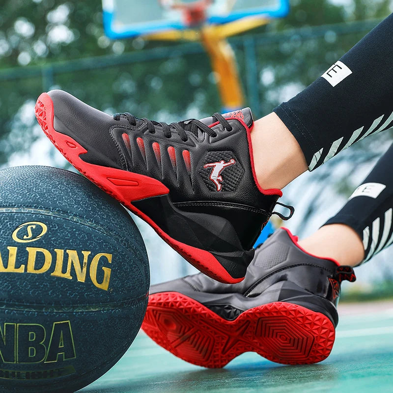 Men's Basketball Shoes Breathable Non-Slip Sports Training Sneakers