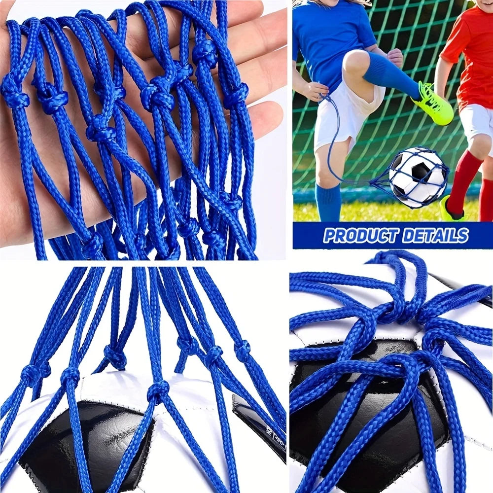 2PC Soccer Training, suitable for balls 3, 4, and 5, kicking practice training (blue/black)