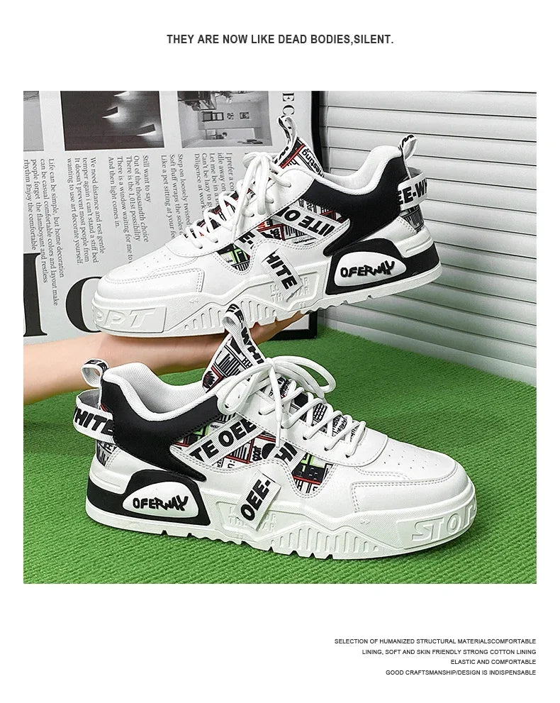 Skateboard Shoes Summer Sneakers Leather Casual Sports