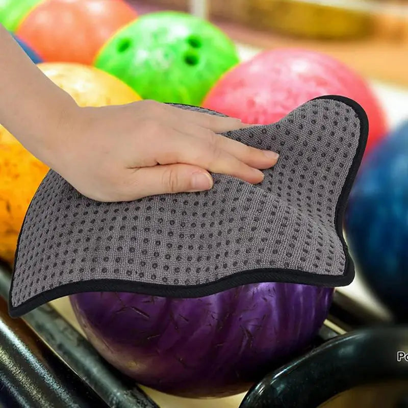 Cleaning Towel Microfiber EZ Grip Non-Slip Bowling Ball Shammy Pad For Cleaning