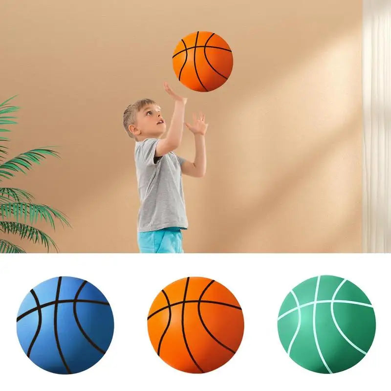 Silent Basketball Dribbling Indoor Size 3/5 Quick Bounce Airless Foam