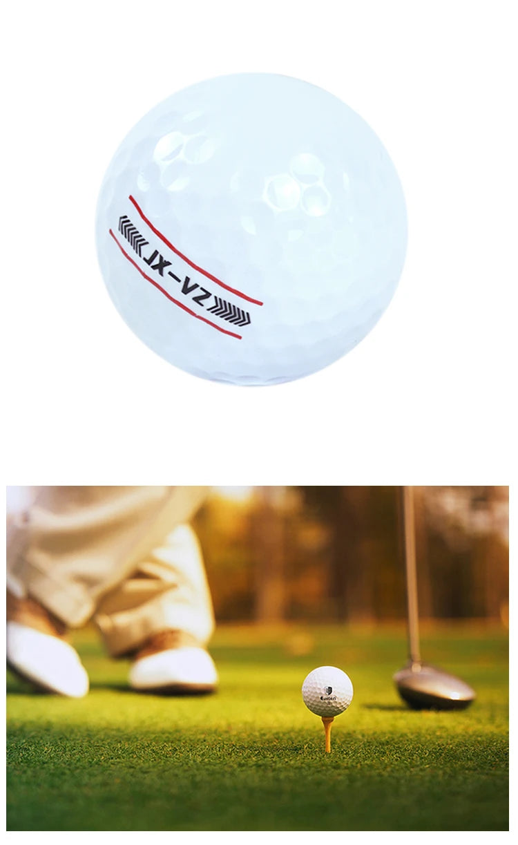 Caiton 12pcs Double Layer Extreme Range Golf Ball