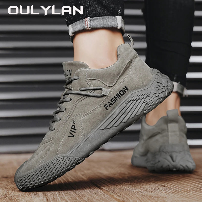 Men's Trendy Sports Wear Resistant Anti Slip Sneakers