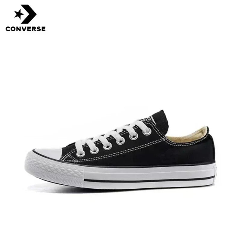 Converse Chuck Taylor All Star Men and Women Skateboarding Shoes Low-top Outdoor Lightweight Vintage Sneaker White