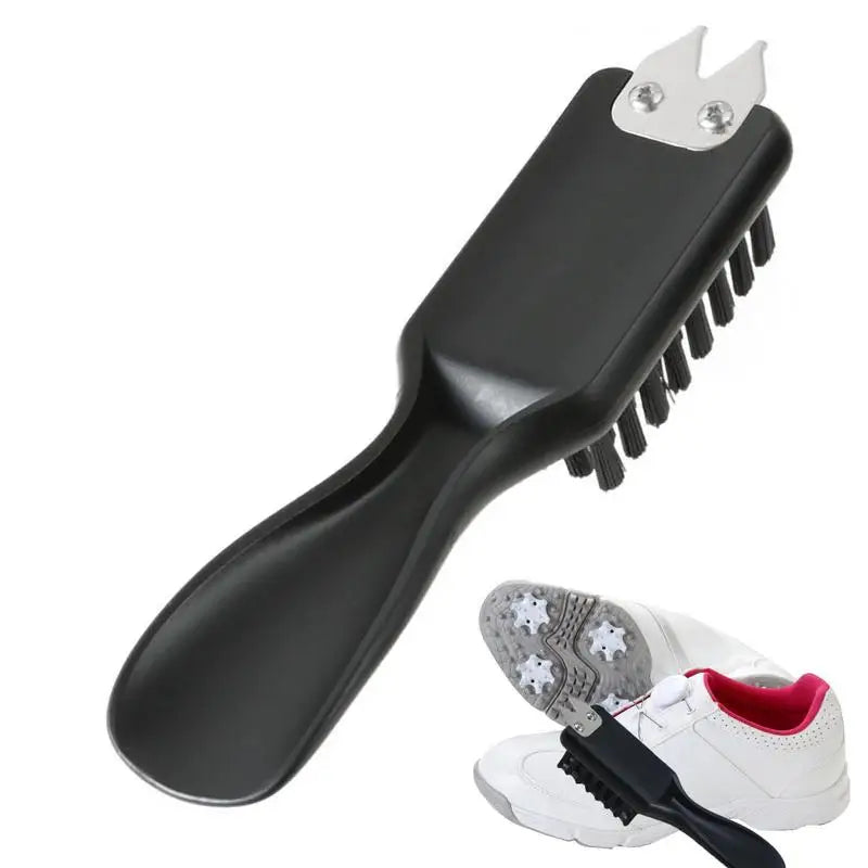 2 IN 1 Golf Shoes Cleaning Brush With Spiked Wrench