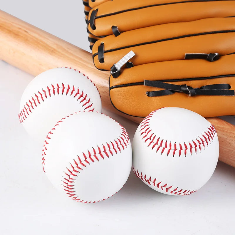 3pcs Handmade Baseball Game Training Baseball Soft Baseball