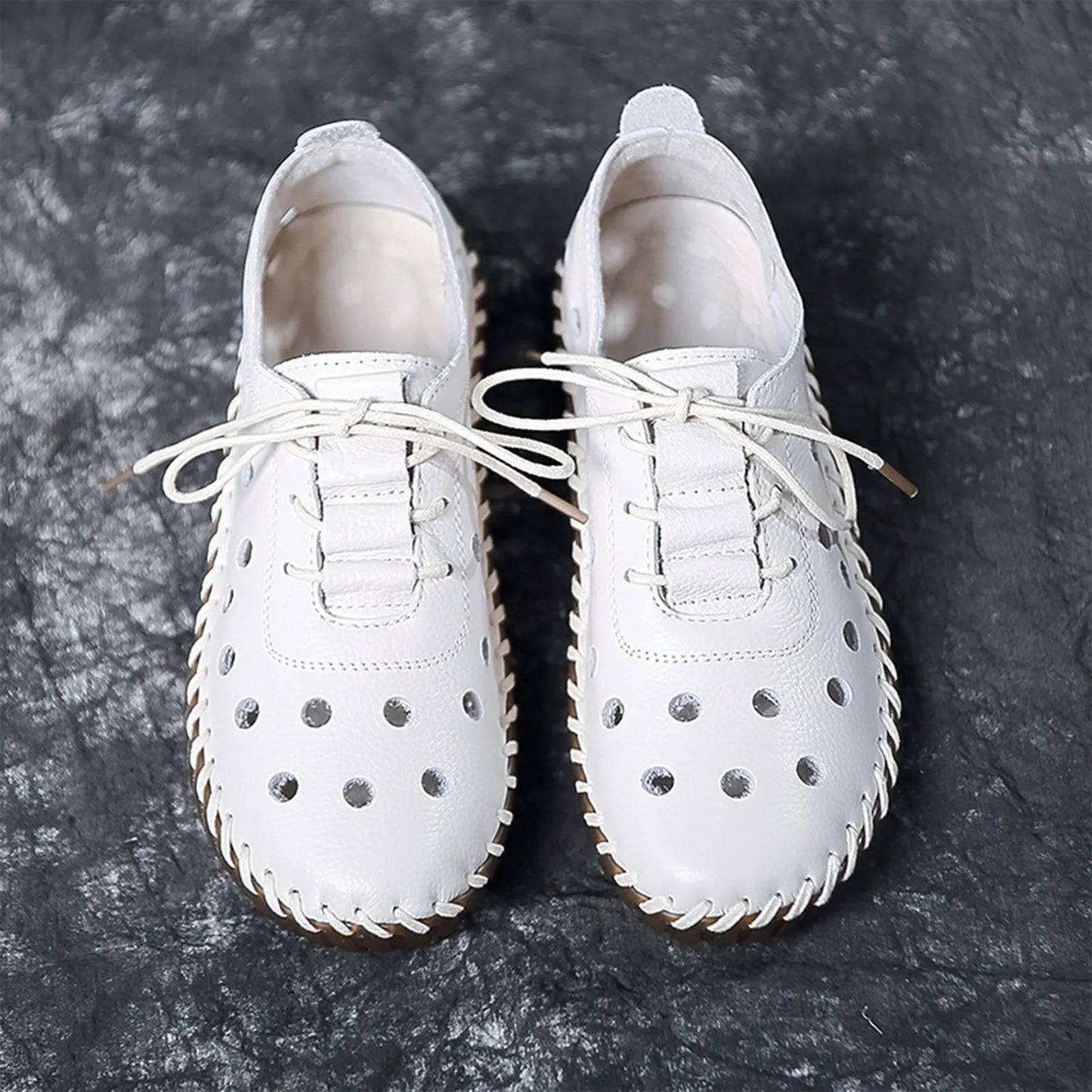 Fashion Sneakers Women Shoes Soft Bottom Lace-Up