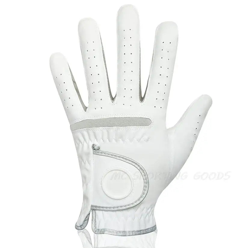 Men's Golf Glove Micro Soft Fabric Breathable with Magnetic Marker