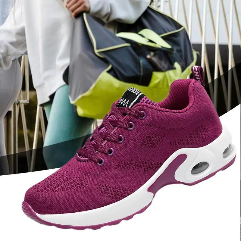 Women's Running Shoes Breathable Tennis Shoes Air Cushion