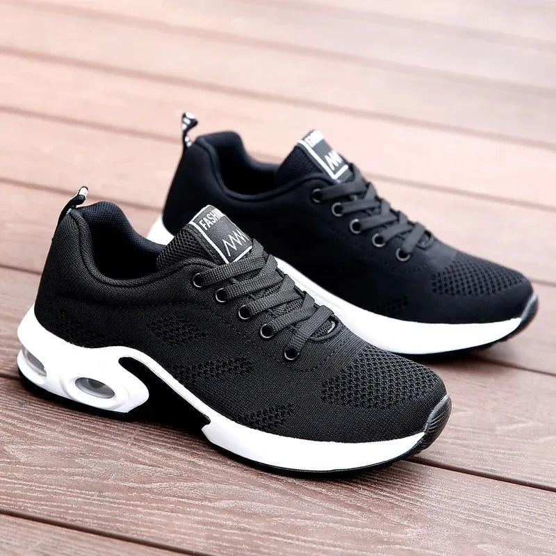 Summer Women Sneakers Outdoor Running Air Cushion Sport Shoes Increase Height Breathable Walk Shoes Dropshipping