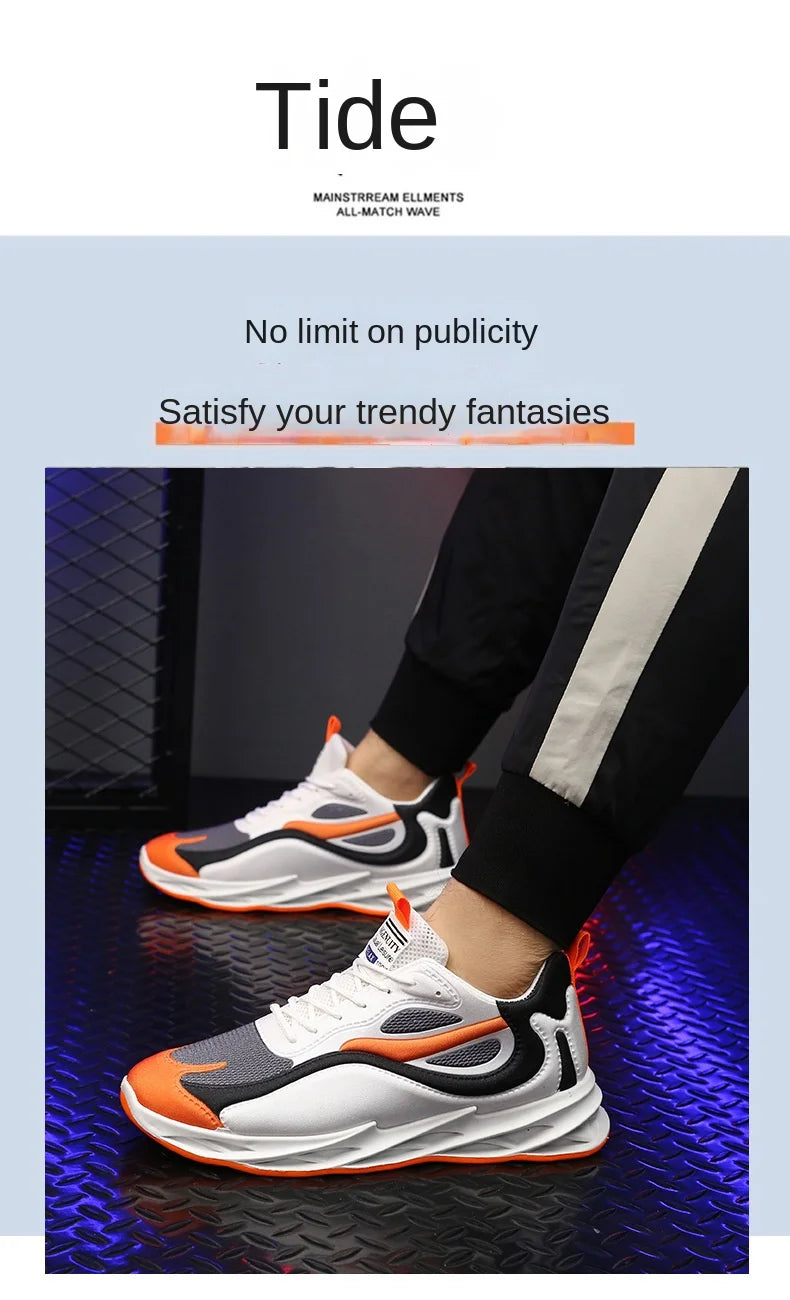 2024 Cloth Breathable Thick-soled Casual Sports Shoes
