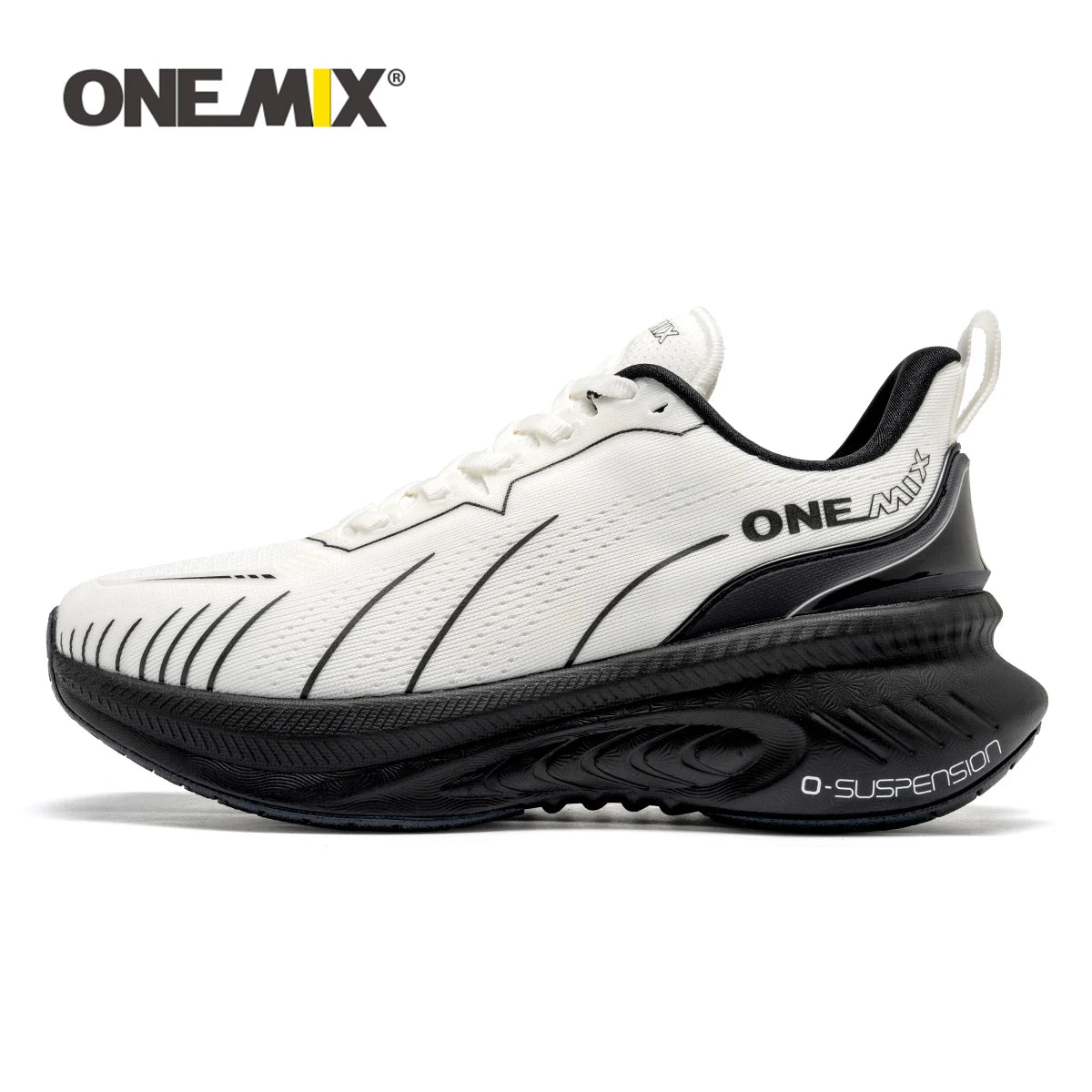 ONEMIX Cushioning Running Shoes Lace Up Women Non-slip