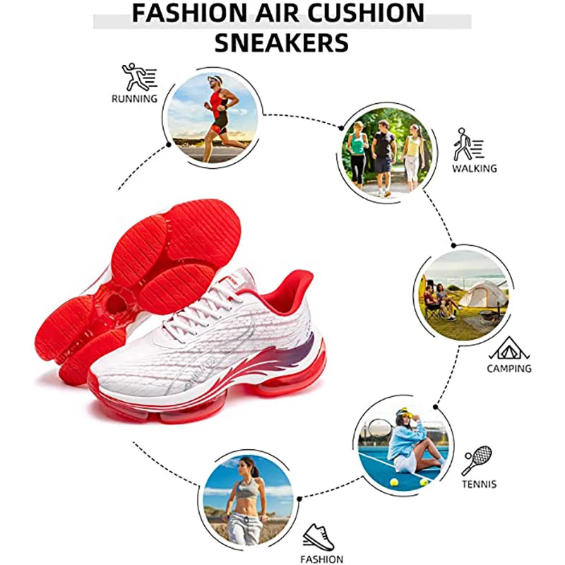 ONEMIX Air Cushion Running Shoes for Women Lightweight