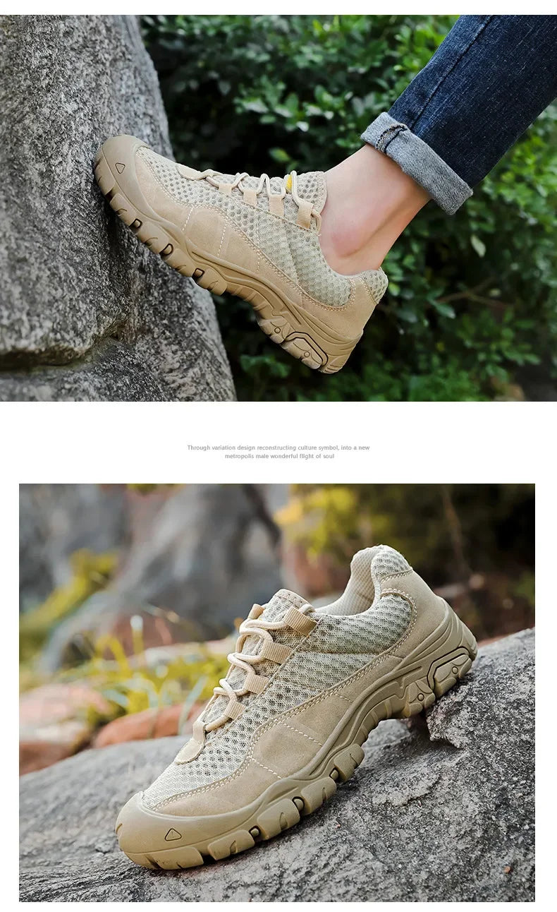 2024 New Suede Hiking Breathable Sports Casual Watertight