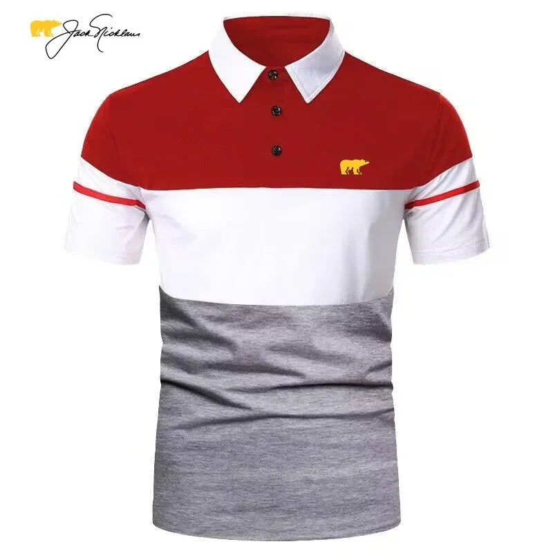 Jack Nicklaus Embroidery Fashion Casual Golf Top