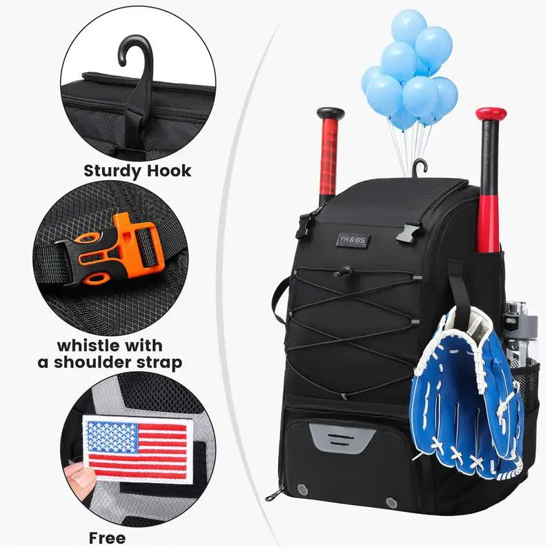 Baseball Bag Backpack Lightweight Baseball & Softball Bat Bag