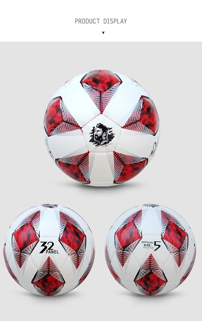 Machine Stitched Standard Size 5 Soccer Ball